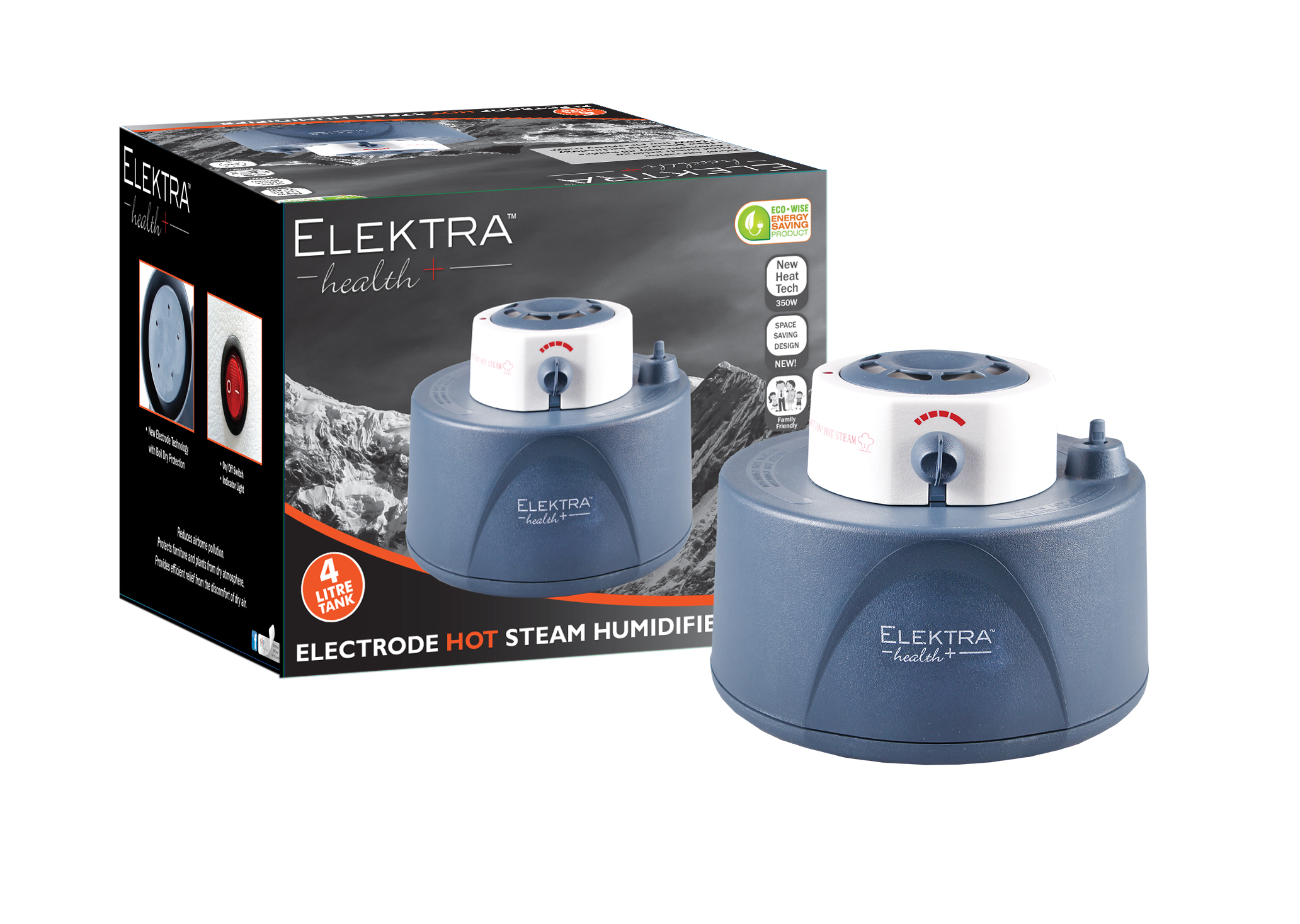 Elektra Health Electrode Warm Steam Humidifier 4l